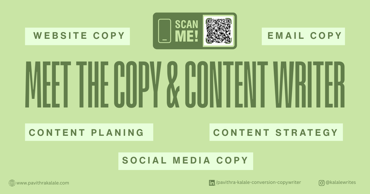 Meet Your Copy and Content Writer_The Person Behind the Scenes